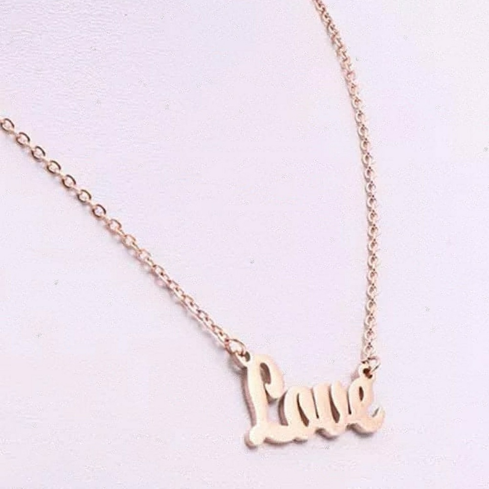 Rose Gold Fashion Necklace New